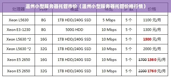 中小型服务器托管一般多少钱（服务器托管要多少钱）