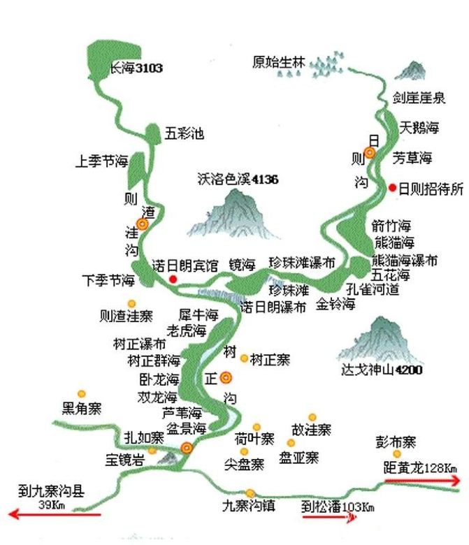 红原县九寨沟旅游攻略路线 红原县九寨沟旅游攻略路线图