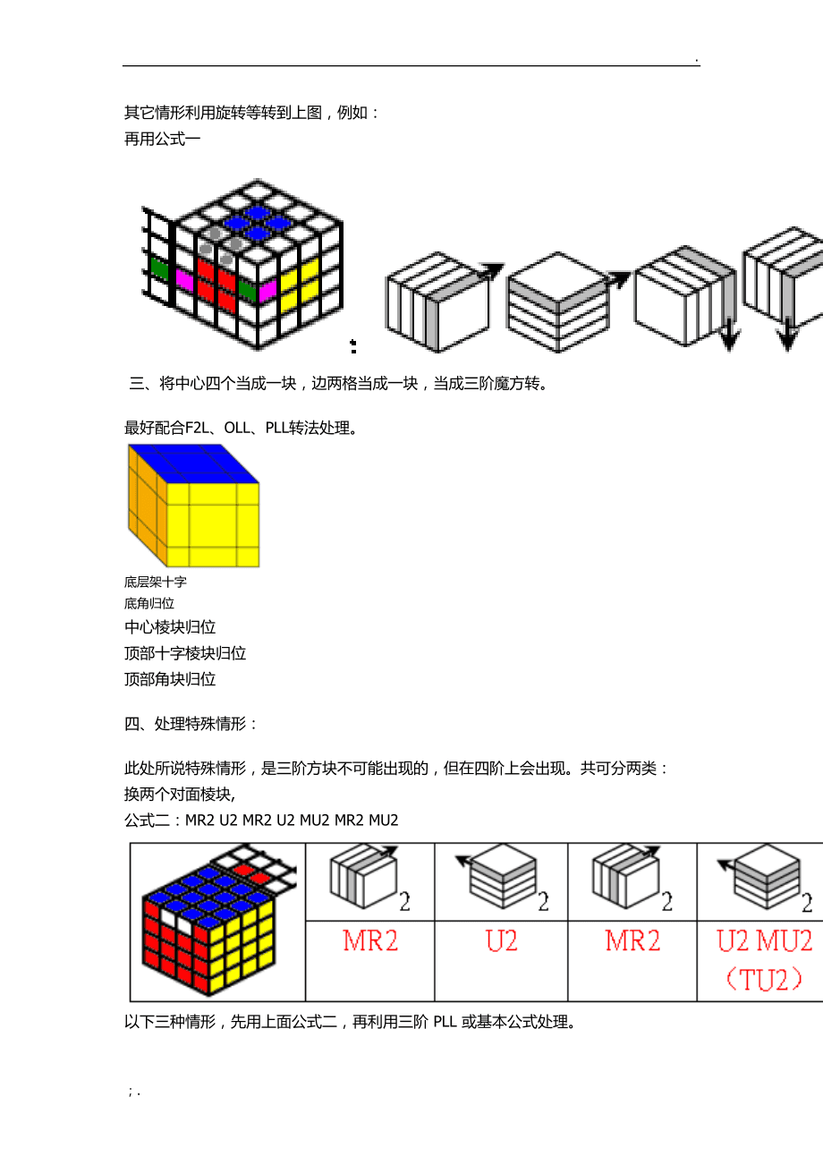 四阶魔方正确玩法图解大全 四阶魔方正确玩法图解大全视频