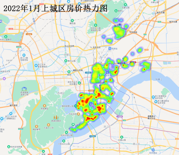 杭州二手房最新房价地图 杭州二手房价格最新价格走势