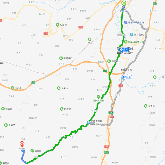 旅游去恩施攻略路线图片 去恩施旅游攻略和费用是多少