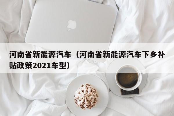 河南省新能源汽车（河南省新能源汽车下乡补贴政策2021车型）